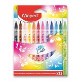 Fixy dětské MAPED - COLOR`PEPS JUNGLE Mini Cute 12 barev