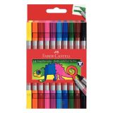 Fixy oboustranné Faber-Castell 10 barev Fixy oboustranné Faber-Castell 10 barev