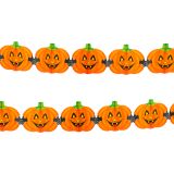 Girlanda Happy Pumpkin, papír, 3 m, Halloween