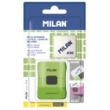 Guma + kartáček MILAN 430 FLUO s ochranným pouzdrem - blistr