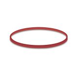 Gumičky červené tenké  (1 mm, O 8 cm) [1 kg]