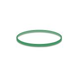 Gumičky zelené slabé (1 mm, O 5 cm) [50 g]