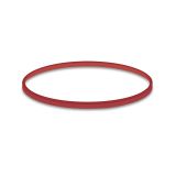 Gumičky červené slabé (1 mm, O 8 cm) [50 g]