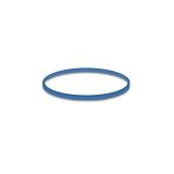 Gumičky modré tenké (1 mm, O 3 cm) [1 kg]