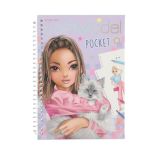 Kapesní omalovánky se samolepkami Top Model - Fergie s kočkou