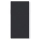 Kapsy na příbory PAW Airlaid 39x40cm Unicolor Black, 50 ks/bal