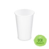 Pohár bílý papírový 330 ml, L (O 80 mm), /50ks/ Pohár bílý papírový 330 ml, L (O 80 mm), /50ks/