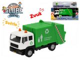 Kids Globe Traffic auto popelářské 15cm kov na zpětný chod na baterie se světlem a zvukem Kids Globe Traffic auto popelářské 15cm kov na zpětný chod na baterie se světlem a zvukem