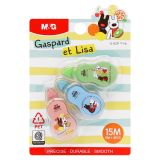 Korektor páska M&G Gaspard et lisa 5 mm x 15 m (sada 3 ks) Korektor páska M&G Gaspard et lisa 5 mm x 15 m (sada 3 ks)