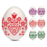 Košilky na velikonoční vajíčka 12 ks - folklorní barva