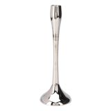 Kovový svícen 25,5 cm, stříbrný Kovový svícen 25,5 cm, stříbrný