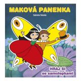 Kreativní sešit Akim - Hraj se samolepkami Maková Panenka