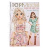 Kreativní sešit se samolepkami Top Model - Dress Me Up Big SUMMER FEELING