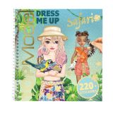 Kreativní sešit Top Model se samolepkami - Dress Me Up Safari