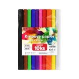Krepový papír JUNIOR - sada 10 ks Krepový papír JUNIOR - sada 10 ks