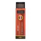 Kresba sépie KOH-I-NOOR - tmavě hnědá 6 ks, 5,6 mm Kresba sépie KOH-I-NOOR - tmavě hnědá 6 ks, 5,6 mm