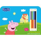 Kreslící set s pastelkami - Prasátko Peppa Kreslící set s pastelkami - Prasátko Peppa