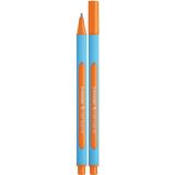 Kuličkové pero, 0,7 mm, s uzávěrem, SCHNEIDER Slider Edge XB, oranžové