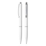 Kuličkové pero Schneider K15 bílé pro tisk - modrá náplň