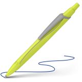 Kuličkové pero Schneider Reco Neon yellow M - modrá náplň