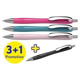 Kuličkové pero Schneider Slider Slider Rave XB Color edition 3+1 - modrá náplň