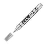 Lakový popisovač, 2-4 mm, ICO Decomarker, stříbrný