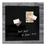 Magnetická bílá tabule, 48x48 cm, SIGEL Artverum®, černá