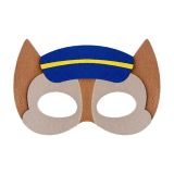 Maska na obličej Pes (policista) 18 x 12 cm