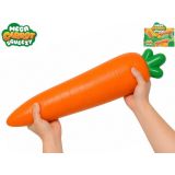 Mega Squeeze Jumbo strečová mrkva 34 cm - antistresová hračka Mega Squeeze Jumbo strečová mrkva 34 cm - antistresová hračka