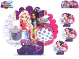 Mermaid Stars sada - lak na nehty 5ml,prstýnek,nálepky na nehty 4barvy na kartě 16ks v PDQ