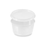 Miska (PP) kulatá průhledná 250ml + víčko [250 sad]