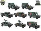 Mission Control vozidlo terénní vojenské 13-15cm na setrvačník 4druhy 2barvy 8ks v DBX Mission Control vozidlo terénní vojenské 13-15cm na setrvačník 4druhy 2barvy 8ks v DBX