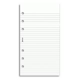 Náplň do diáře Filofax Linajková/ bílá, osobní