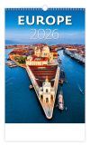 Nástěnný kalendář 2026 Europe
