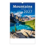 Nástenný kalendár 2027 Mountains/Berge/Hory