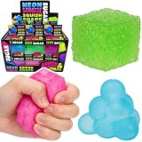 Neon Squeeze kocka strečová sugar 5,5 cm - antistresová hračka