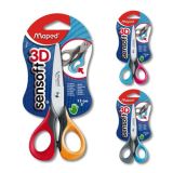 Nůžky SENSOFT, 3D, 13 cm, mix barev Nůžky SENSOFT, 3D, 13 cm, mix barev
