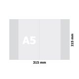 Obal na knihu A5 PVC 315 x 215 mm, hrubý 100 µm /1ks Obal na knihu A5 PVC 315 x 215 mm, hrubý 100 µm /1ks