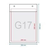 Obálka bublinková G17, 260 x 350 mm (240 x 340)