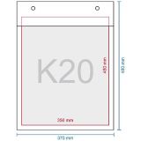 Obálka bublinková K20, 370 x 480 mm (350 x 470)