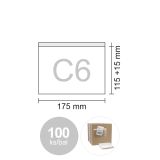 Obálka C6 transportní 175x110 + 25 mm, bal / 100 ks Obálka C6 transportní 175x110 + 25 mm, bal / 100 ks