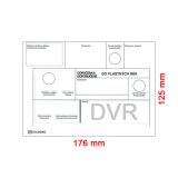 Obálka DVR B6 125x176 mm samoprepis