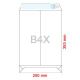 Obálky B4 X 250x353 mm dno tašky bílé, samolepící, krycí páska Obálky B4 X 250x353 mm dno tašky bílé, samolepící, krycí páska