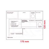 Obálky B6 DVR 125 x 175 mm opakované doručení