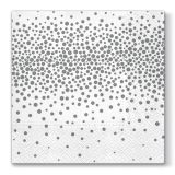 Obrousky PAW L 33x33cm Confetti - Silver