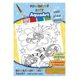 Omalovánka A4 Akim AquaArt - stačí přidat vodu! - Pohádkový svět Z. Smetany