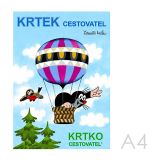 Omalovánka A4 Akim - Krtek cestovatel