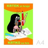 Omalovánka A4 Akim - Krtek se hraje