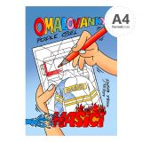 Omalovánka A4 podle čísel - Hasiči