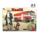 Omalovánka A5 Hasiči